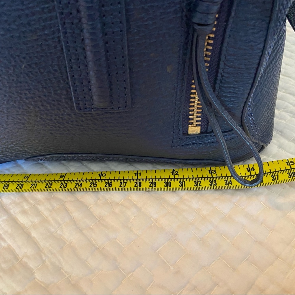 3.1 Phillip Lim Navy Large Satchel Bag - Picture 8 of 9